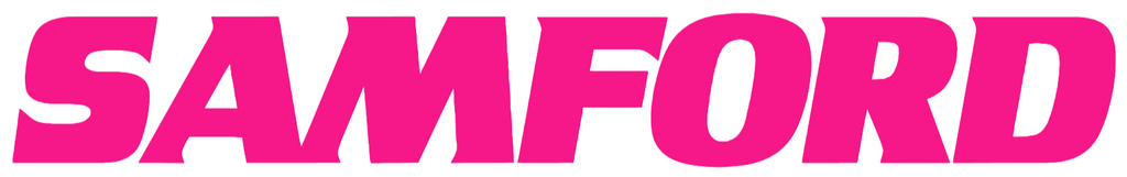 Samford Bulldogs Hot Pink Team Name Logo Premium DieCut Vinyl Decal PICK SIZE