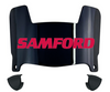 Samford Bulldogs Mini Football Helmet Visor Shield w/ Clips - PICK VISOR & LOGO COLOR