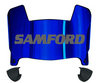 Samford Bulldogs Mini Football Helmet Visor Shield w/ Clips - PICK VISOR & LOGO COLOR