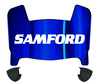 Samford Bulldogs Mini Football Helmet Visor Shield w/ Clips - PICK VISOR & LOGO COLOR