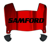 Samford Bulldogs Mini Football Helmet Visor Shield w/ Clips - PICK VISOR & LOGO COLOR