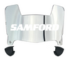 Samford Bulldogs Mini Football Helmet Visor Shield w/ Clips - PICK VISOR & LOGO COLOR