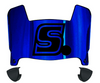 Samford Bulldogs Mini Football Helmet Visor Shield w/ Clips - PICK VISOR & LOGO COLOR
