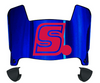 Samford Bulldogs Mini Football Helmet Visor Shield w/ Clips - PICK VISOR & LOGO COLOR