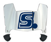 Samford Bulldogs Mini Football Helmet Visor Shield w/ Clips - PICK VISOR & LOGO COLOR
