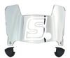 Samford Bulldogs Mini Football Helmet Visor Shield w/ Clips - PICK VISOR & LOGO COLOR