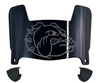 Samford Bulldogs Mini Football Helmet Visor Shield w/ Clips - PICK VISOR & LOGO COLOR