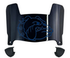 Samford Bulldogs Mini Football Helmet Visor Shield w/ Clips - PICK VISOR & LOGO COLOR