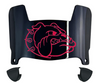 Samford Bulldogs Mini Football Helmet Visor Shield w/ Clips - PICK VISOR & LOGO COLOR