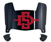 San Diego State Aztecs Mini Football Helmet Visor Shield w/ Clips - PICK VISOR & LOGO COLOR