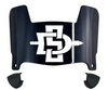San Diego State Aztecs Mini Football Helmet Visor Shield w/ Clips - PICK VISOR & LOGO COLOR