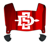 San Diego State Aztecs Mini Football Helmet Visor Shield w/ Clips - PICK VISOR & LOGO COLOR