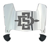 San Diego State Aztecs Mini Football Helmet Visor Shield w/ Clips - PICK VISOR & LOGO COLOR