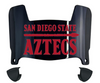 San Diego State Aztecs Mini Football Helmet Visor Shield w/ Clips - PICK VISOR & LOGO COLOR