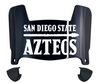 San Diego State Aztecs Mini Football Helmet Visor Shield w/ Clips - PICK VISOR & LOGO COLOR