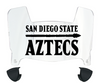 San Diego State Aztecs Mini Football Helmet Visor Shield w/ Clips - PICK VISOR & LOGO COLOR