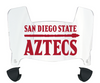 San Diego State Aztecs Mini Football Helmet Visor Shield w/ Clips - PICK VISOR & LOGO COLOR