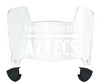 San Diego State Aztecs Mini Football Helmet Visor Shield w/ Clips - PICK VISOR & LOGO COLOR