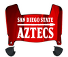 San Diego State Aztecs Mini Football Helmet Visor Shield w/ Clips - PICK VISOR & LOGO COLOR