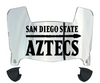 San Diego State Aztecs Mini Football Helmet Visor Shield w/ Clips - PICK VISOR & LOGO COLOR