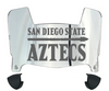 San Diego State Aztecs Mini Football Helmet Visor Shield w/ Clips - PICK VISOR & LOGO COLOR