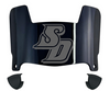 San Diego Toreros Mini Football Helmet Visor Shield w/ Clips - PICK VISOR & LOGO COLOR