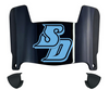 San Diego Toreros Mini Football Helmet Visor Shield w/ Clips - PICK VISOR & LOGO COLOR