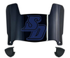 San Diego Toreros Mini Football Helmet Visor Shield w/ Clips - PICK VISOR & LOGO COLOR