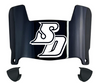 San Diego Toreros Mini Football Helmet Visor Shield w/ Clips - PICK VISOR & LOGO COLOR