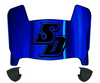 San Diego Toreros Mini Football Helmet Visor Shield w/ Clips - PICK VISOR & LOGO COLOR