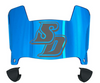 San Diego Toreros Mini Football Helmet Visor Shield w/ Clips - PICK VISOR & LOGO COLOR