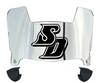 San Diego Toreros Mini Football Helmet Visor Shield w/ Clips - PICK VISOR & LOGO COLOR