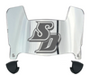 San Diego Toreros Mini Football Helmet Visor Shield w/ Clips - PICK VISOR & LOGO COLOR
