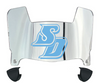 San Diego Toreros Mini Football Helmet Visor Shield w/ Clips - PICK VISOR & LOGO COLOR