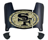 San Francisco 49ers Limited Edition Mini Football Helmet Visor Shield w/ Clips - PICK VISOR & LOGO COLOR