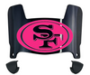 San Francisco 49ers Limited Edition Mini Football Helmet Visor Shield w/ Clips - PICK VISOR & LOGO COLOR