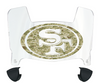 San Francisco 49ers Limited Edition Mini Football Helmet Visor Shield w/ Clips - PICK VISOR & LOGO COLOR