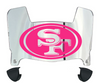 San Francisco 49ers Limited Edition Mini Football Helmet Visor Shield w/ Clips - PICK VISOR & LOGO COLOR