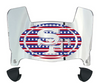 San Francisco 49ers Limited Edition Mini Football Helmet Visor Shield w/ Clips - PICK VISOR & LOGO COLOR