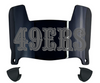 San Francisco 49ers Retro Throwback Mini Football Helmet Visor Shield w/ Clips - PICK VISOR & LOGO COLOR