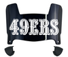 San Francisco 49ers Retro Throwback Mini Football Helmet Visor Shield w/ Clips - PICK VISOR & LOGO COLOR