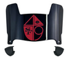 San Francisco 49ers Retro Throwback Mini Football Helmet Visor Shield w/ Clips - PICK VISOR & LOGO COLOR
