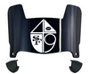 San Francisco 49ers Retro Throwback Mini Football Helmet Visor Shield w/ Clips - PICK VISOR & LOGO COLOR