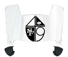 San Francisco 49ers Retro Throwback Mini Football Helmet Visor Shield w/ Clips - PICK VISOR & LOGO COLOR