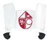 San Francisco 49ers Retro Throwback Mini Football Helmet Visor Shield w/ Clips - PICK VISOR & LOGO COLOR