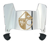 San Francisco 49ers Retro Throwback Mini Football Helmet Visor Shield w/ Clips - PICK VISOR & LOGO COLOR