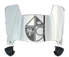 San Francisco 49ers Retro Throwback Mini Football Helmet Visor Shield w/ Clips - PICK VISOR & LOGO COLOR