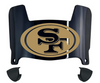 San Francisco 49ers Mini Football Helmet Visor Shield w/ Clips - PICK VISOR & LOGO COLOR