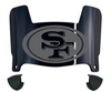 San Francisco 49ers Mini Football Helmet Visor Shield w/ Clips - PICK VISOR & LOGO COLOR