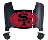 San Francisco 49ers Mini Football Helmet Visor Shield w/ Clips - PICK VISOR & LOGO COLOR